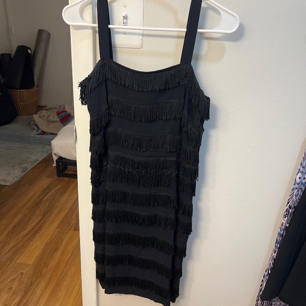 Handmade black flapper dress